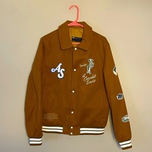 ASOS Design Wool Varsity Jacket - Medium